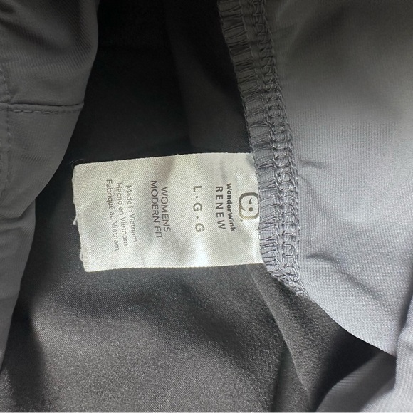 WonderWink Renew Women’s Modern Fit Scrub Pants Black sz Large - Picture 5 of 10